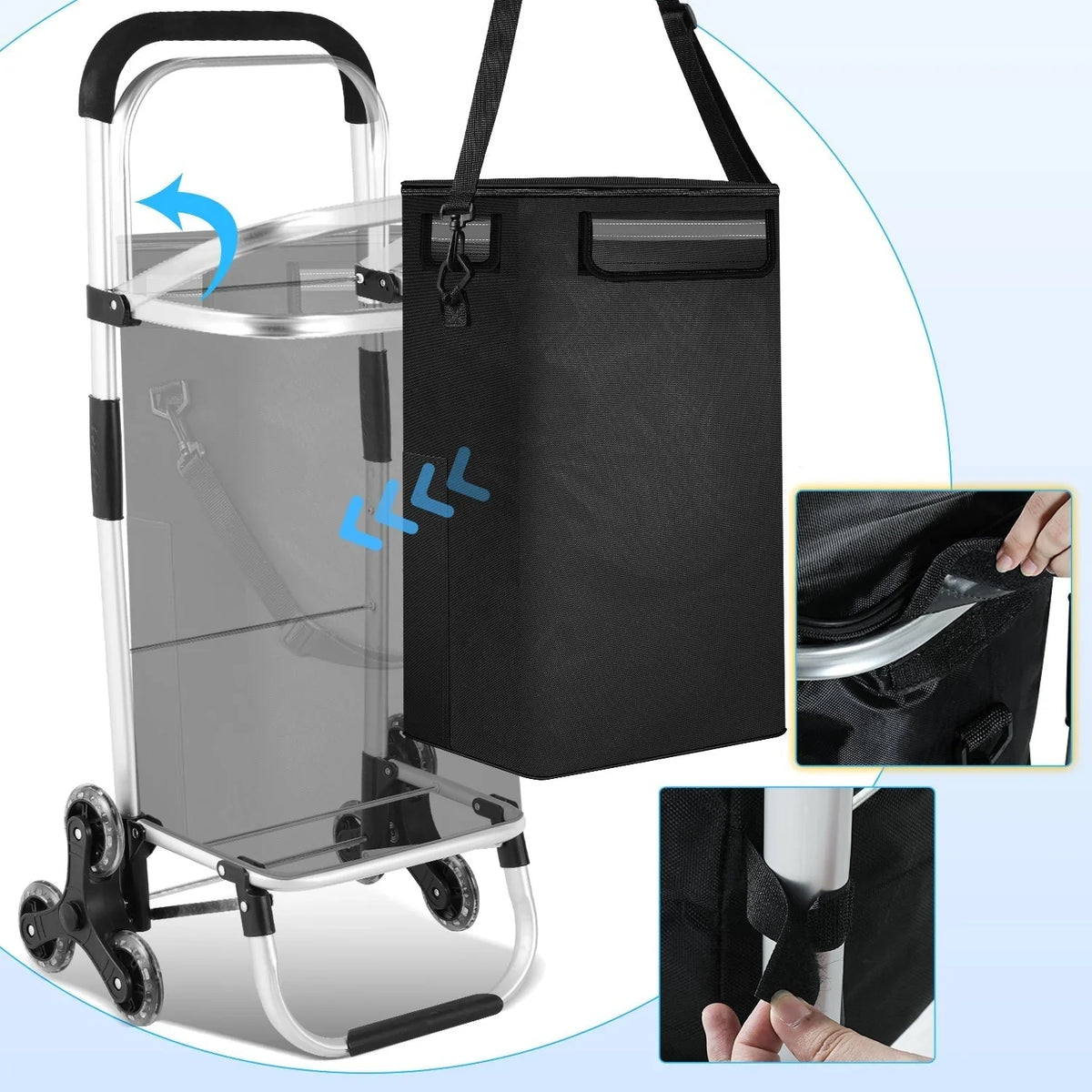 Shopping Trolley | Insulated & Foldable | 40 kg Capacity