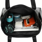 Shoulder Bag | PU Leather, Zip Closure & Multiple Pockets