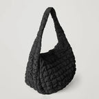 Shoulder Bag | Quilted Oversized Nylon & Polyester | 48 x 35 x 18 cm