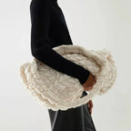 Shoulder Bag | Quilted Oversized Nylon & Polyester | 48 x 35 x 18 cm