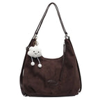 Shoulder Bag | Soft Suede, Spacious & Convertible Strap