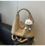 Shoulder Bag | Soft Suede, Spacious & Convertible Strap