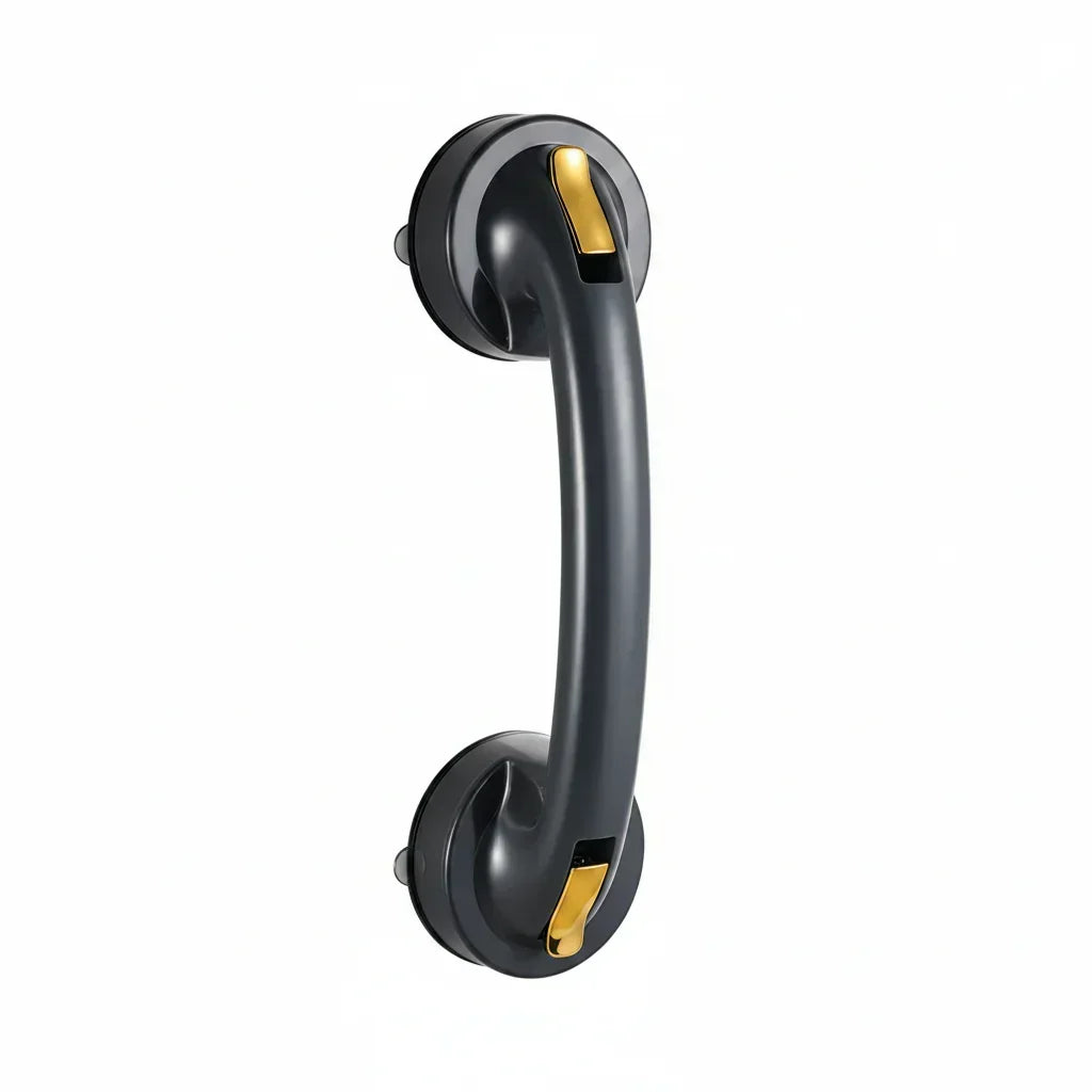 Shower Grab Bar | Ergonomic Grip & Drill-Free Suction