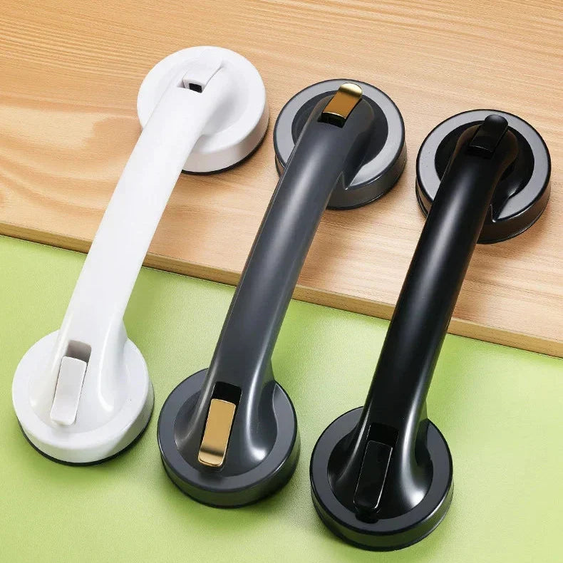 Shower Grab Bar | Ergonomic Grip & Drill-Free Suction