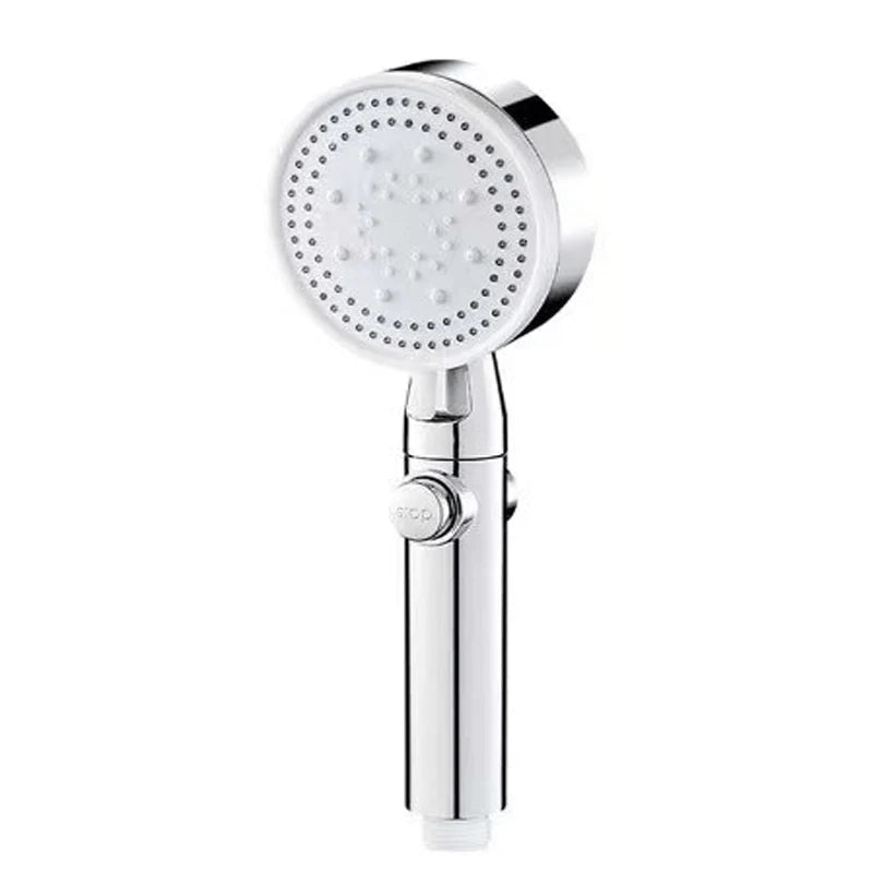 Shower Head | High-Pressure Air Injection & Self-Cleaning Silicone Nozzles