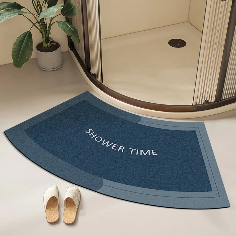 Shower Mat | Curved Non-Slip Quick-Drying
