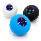 Shower Speaker | Waterproof Suction Cup Built-In Controls | Up to 8 Hours