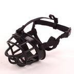 Dog Muzzle | Soft Silicone Cage Design | Adjustable Straps