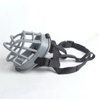 Dog Muzzle | Soft Silicone Cage Design | Adjustable Straps