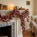 Silk Rose Garland | High-Quality & Long-Lasting | 230 cm