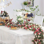 Silk Rose Garland | High-Quality & Long-Lasting | 230 cm