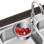 Sink Strainer Basket | Brushed Stainless Steel & Corner-Hanging