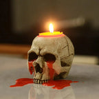Skull Candle Holder | Handcrafted Resin & Gothic