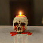 Skull Candle Holder | Handcrafted Resin & Gothic