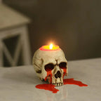 Skull Candle Holder | Handcrafted Resin & Gothic