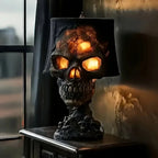 Skull Lamp | Pulsating Lava Core & USB-Powered