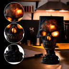 Skull Lamp | Pulsating Lava Core & USB-Powered