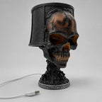 Skull Lamp | Pulsating Lava Core & USB-Powered