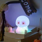 Skull Night Light | Touch Control & Color-Changing Silicone | Rechargeable 1200 mAh