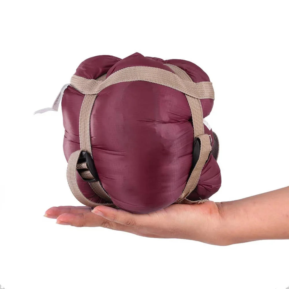 Sleeping Bag | Waterproof & Blanket-Convertible | Compression Sack Included