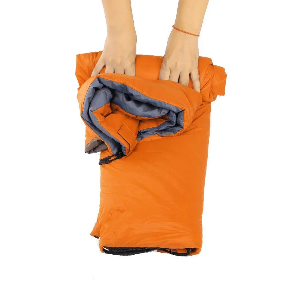 Sleeping Bag | Waterproof & Blanket-Convertible | Compression Sack Included