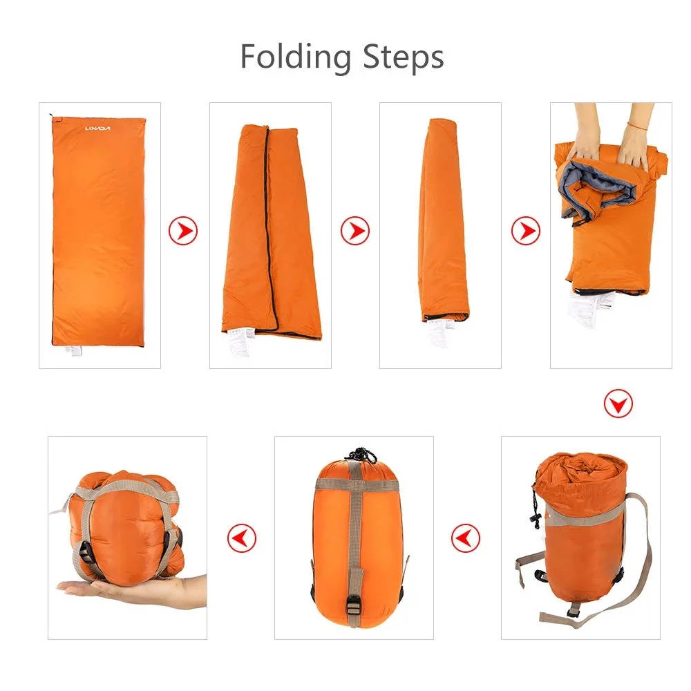 Sleeping Bag | Waterproof & Blanket-Convertible | Compression Sack Included