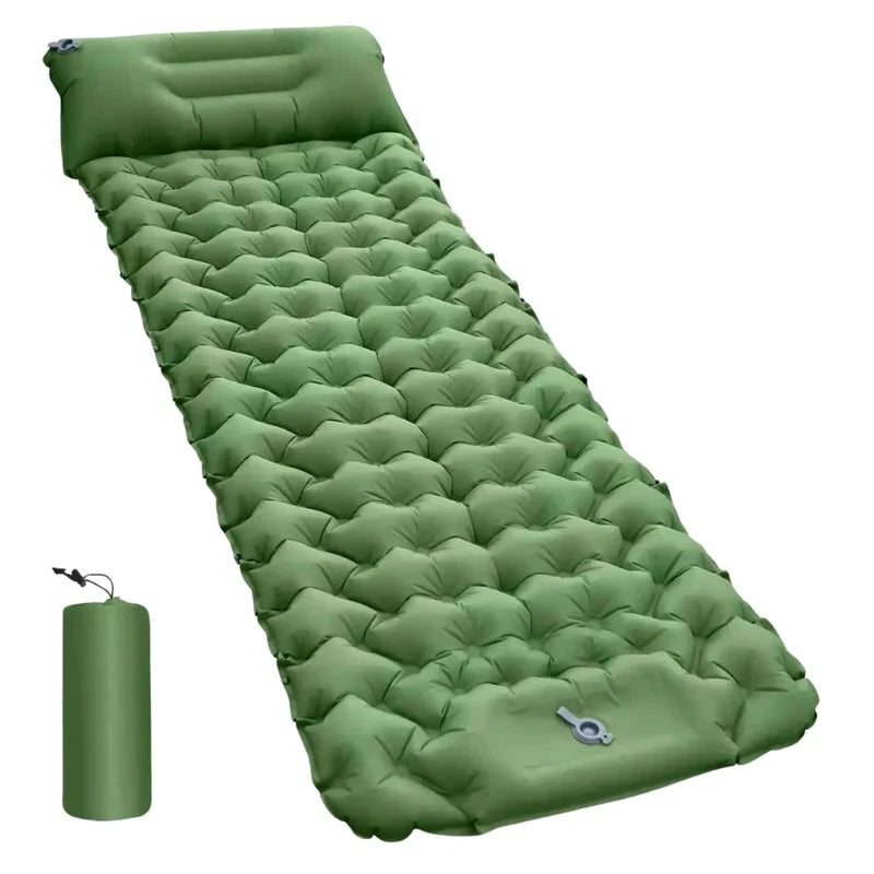 Sleeping Pad | Ultralight & Compact With Built-In Foot Pump