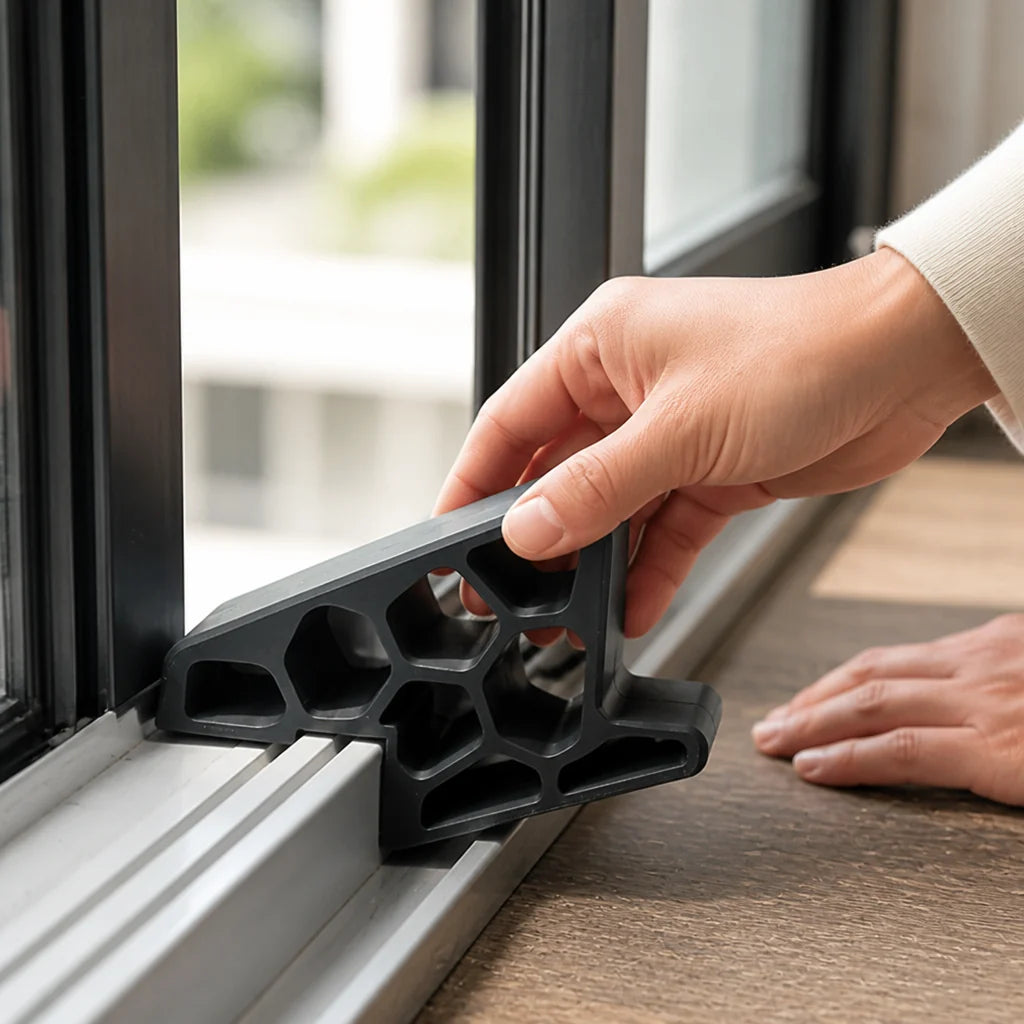 Sliding Door Stopper | Impact-Absorbing Open-Frame