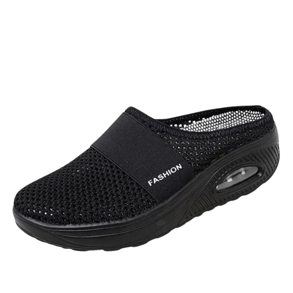 Slip-On Walking Shoes | Cushioned & Breathable | Roomy Toe