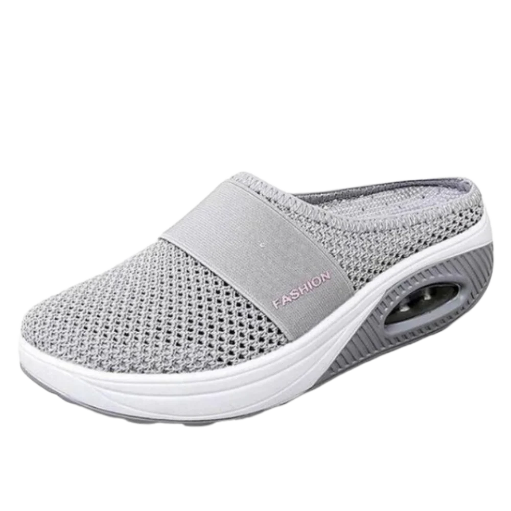 Slip-On Walking Shoes | Cushioned & Breathable | Roomy Toe