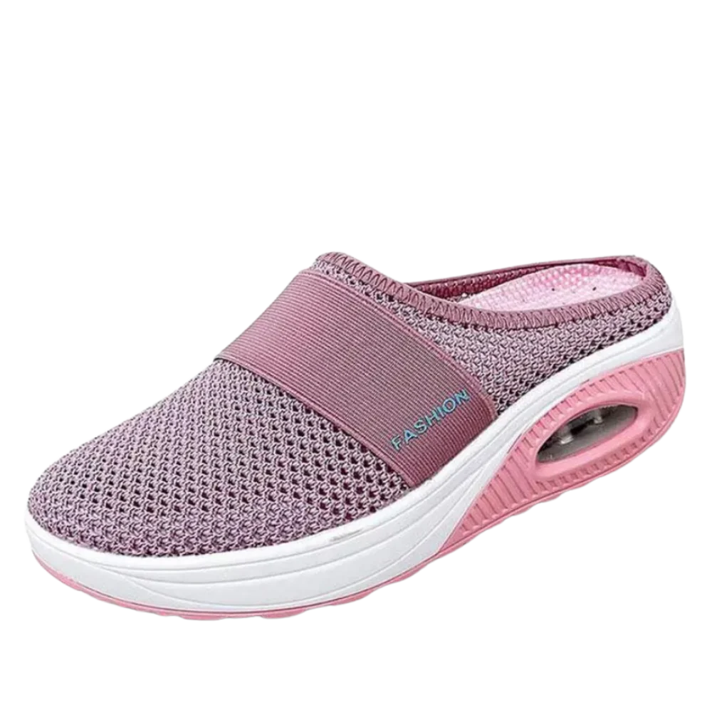 Slip-On Walking Shoes | Cushioned & Breathable | Roomy Toe