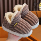 Slipper Boots | Sherpa Fleece & Corduroy | Non-Slip Sole