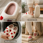Slippers | Sherpa Fleece Lined & Cushioned Non-Slip Sole