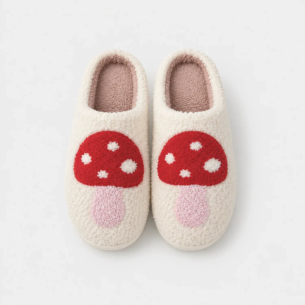 Slippers | Sherpa Fleece Lined & Cushioned Non-Slip Sole