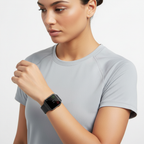 Smartwatch | Rectangular Touchscreen & Call Notifications | Silicone Strap