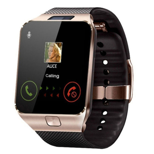 Smartwatch | Rectangular Touchscreen & Call Notifications | Silicone Strap