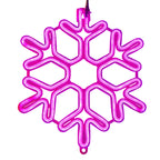 Snowflake Christmas Lights | Copper Wire String & Warm LED | Waterproof, 30 cm