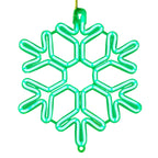 Snowflake Christmas Lights | Copper Wire String & Warm LED | Waterproof, 30 cm