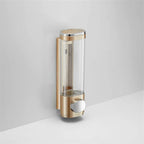 Soap Dispenser | Wall-Mounted Glass & Metal Pump