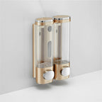 Soap Dispenser | Wall-Mounted Glass & Metal Pump