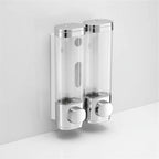 Soap Dispenser | Wall-Mounted Glass & Metal Pump