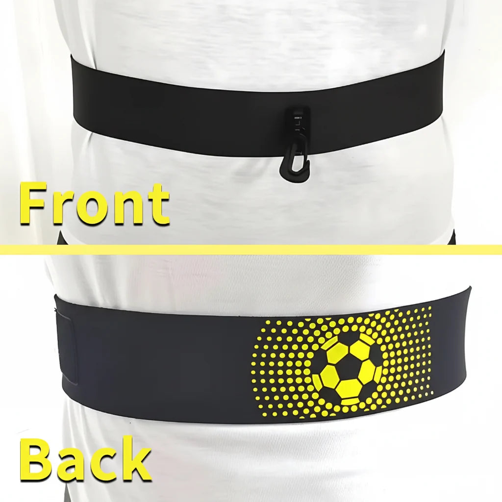 Soccer Rebounder Belt | Adjustable Neoprene & Elastic Rebound Cord | Fits Size 3–5