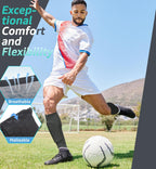 Soccer Shin Guards | EVA Honeycomb Impact Protection | Compression Fit & Silicone Grip