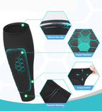 Soccer Shin Guards | EVA Honeycomb Impact Protection | Compression Fit & Silicone Grip