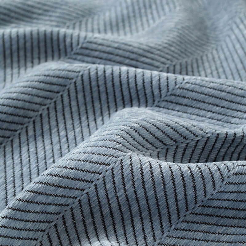 Sofa Cover | Chenille Herringbone & Tassel Edges | Machine Washable