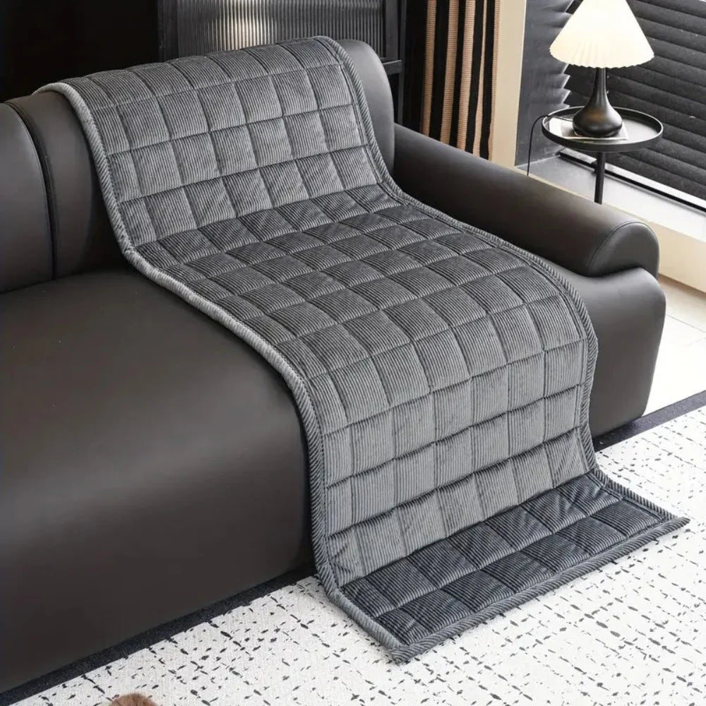 Sofa Cover | Quilted Microfiber & Non-Slip | Machine Washable