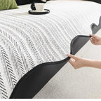 Sofa Cover | Soft Microfiber Herringbone | Scalloped Edge