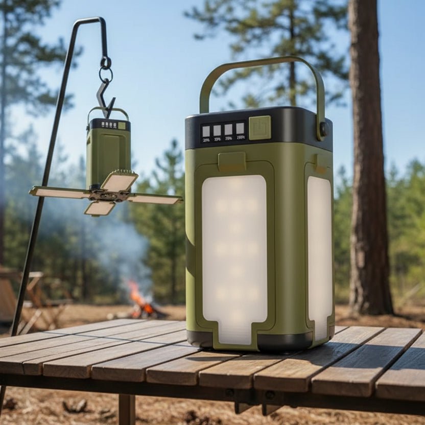 Camping Lantern | Foldable & Solar Charging | 6 Light Modes