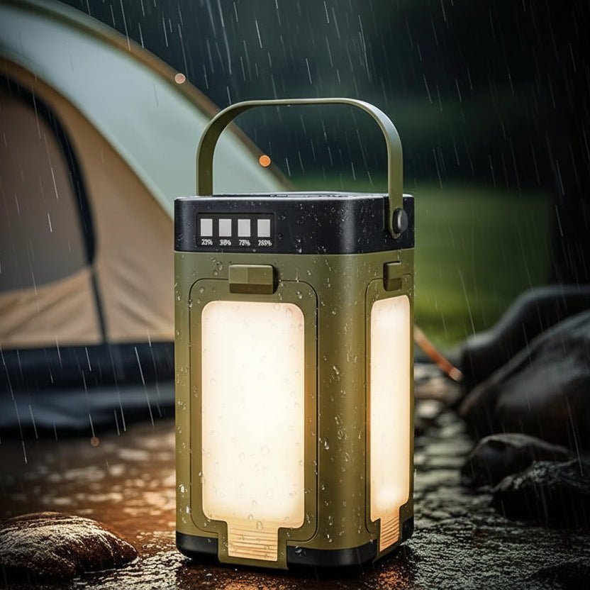 Camping Lantern | Foldable & Solar Charging | 6 Light Modes