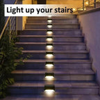 Solar Deck Lights | Solar-Powered Warm Lighting | Easy Installation